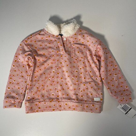 7 for all man kind Pink Floral Toddler Sweater‎ - Picture 1 of 5